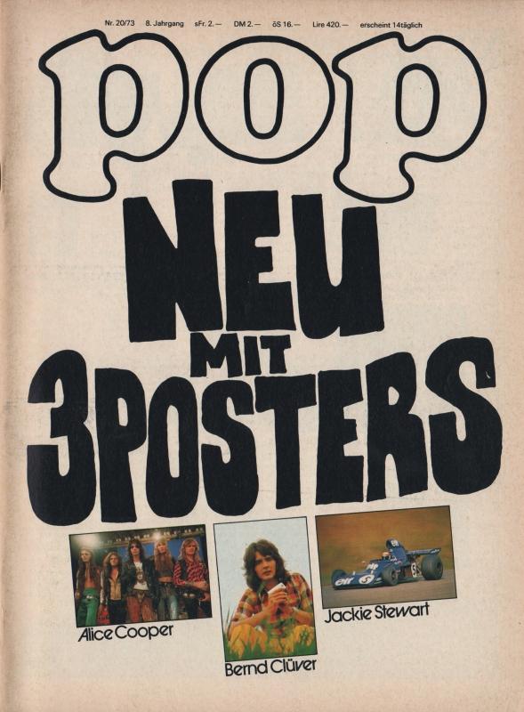POP Magazin - Alle Ausgaben von 1973 Nr. 20