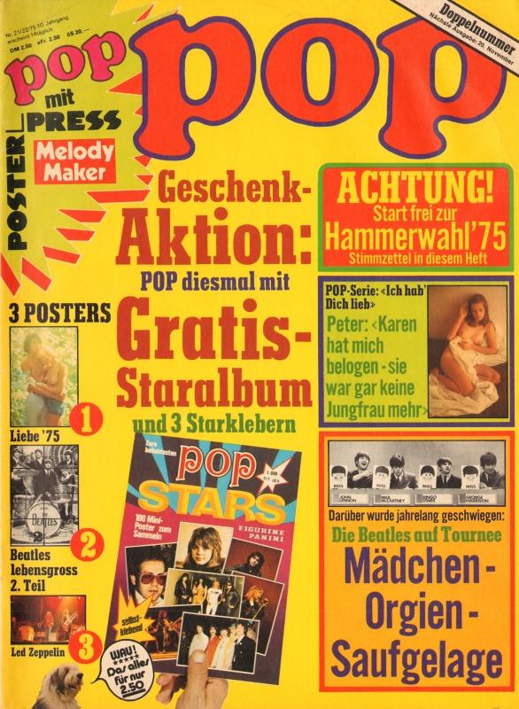 POP Magazin - Alle Ausgaben von 1975 Nr. 21-22