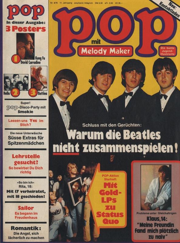 POP Magazin - Alle Ausgaben von 1976 Nr. 08