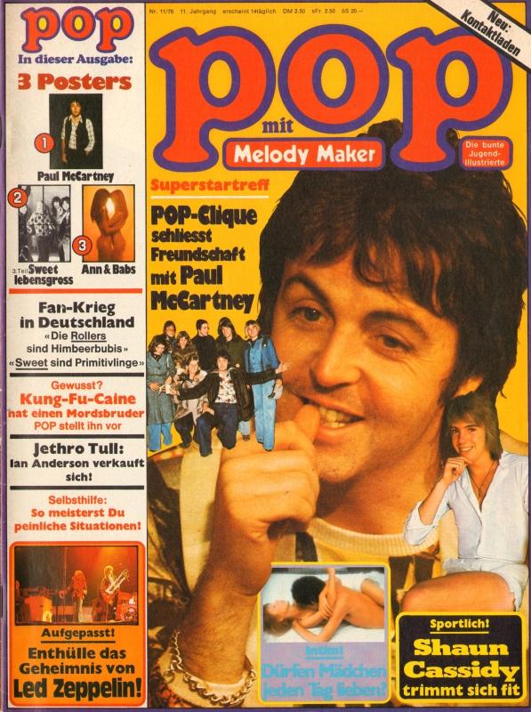 POP Magazin - Alle Ausgaben von 1976 Nr. 11