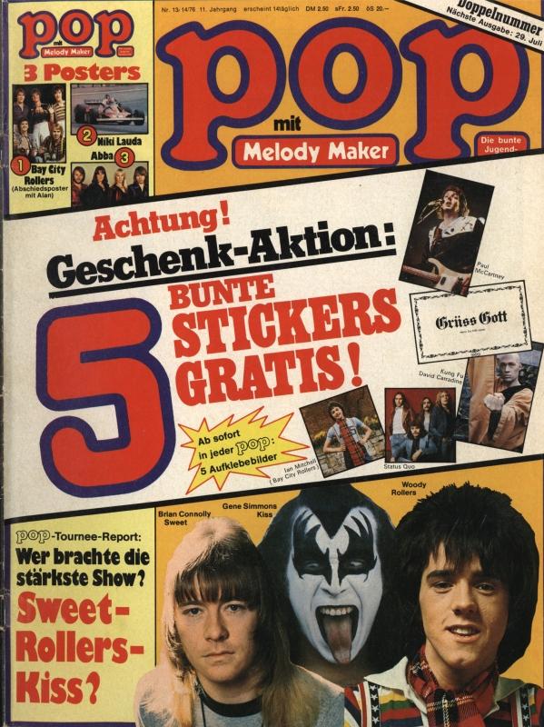 POP Magazin - Alle Ausgaben von 1976 Nr. 13/14