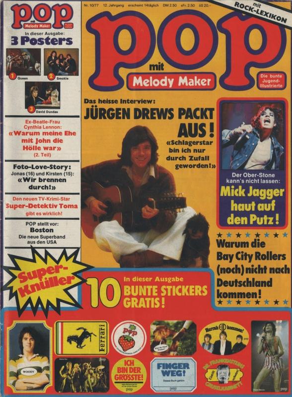 POP Magazin - Alle Ausgaben von 1977 Nr. 10