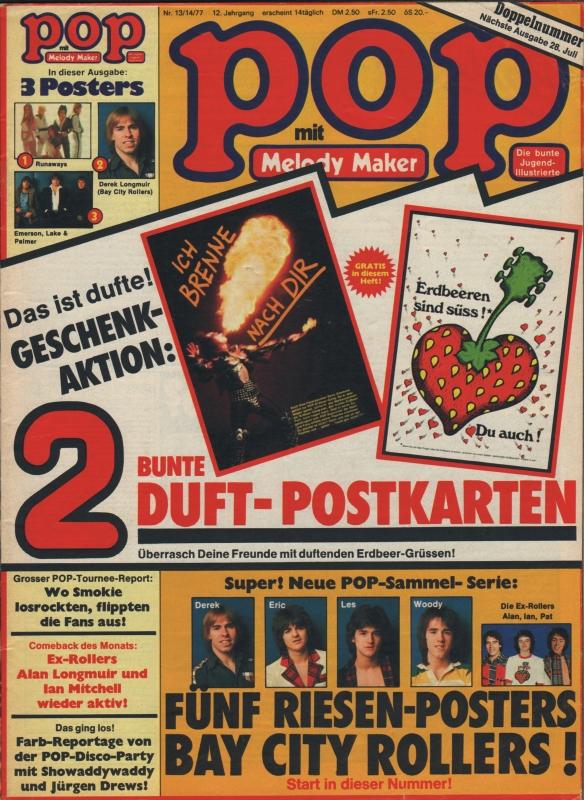 POP Magazin - Alle Ausgaben von 1977 Nr. 13/14