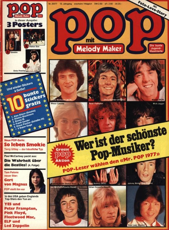POP Magazin - Alle Ausgaben von 1977 Nr. 20