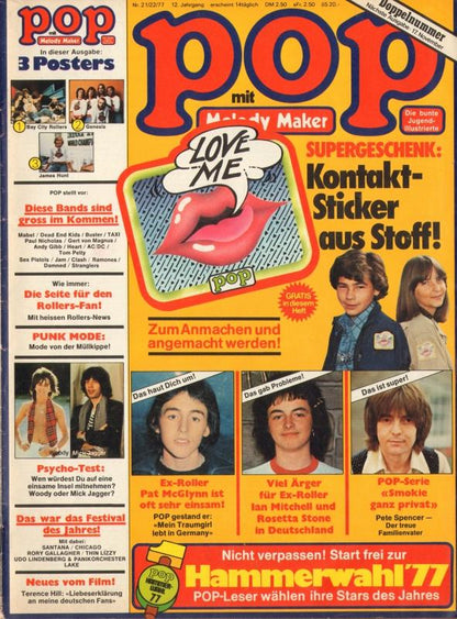 POP Magazin - Alle Ausgaben von 1977 Nr. 21/22