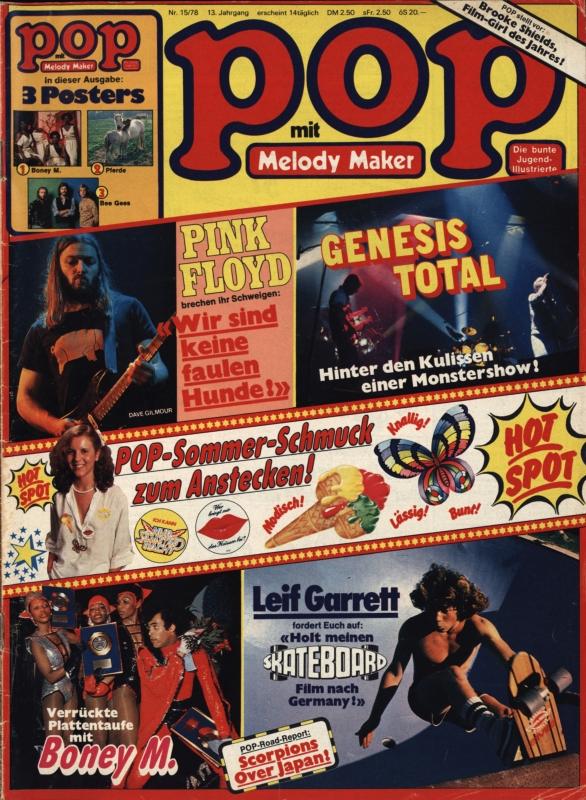 POP Magazin - Alle Ausgaben von 1978 Nr. 15