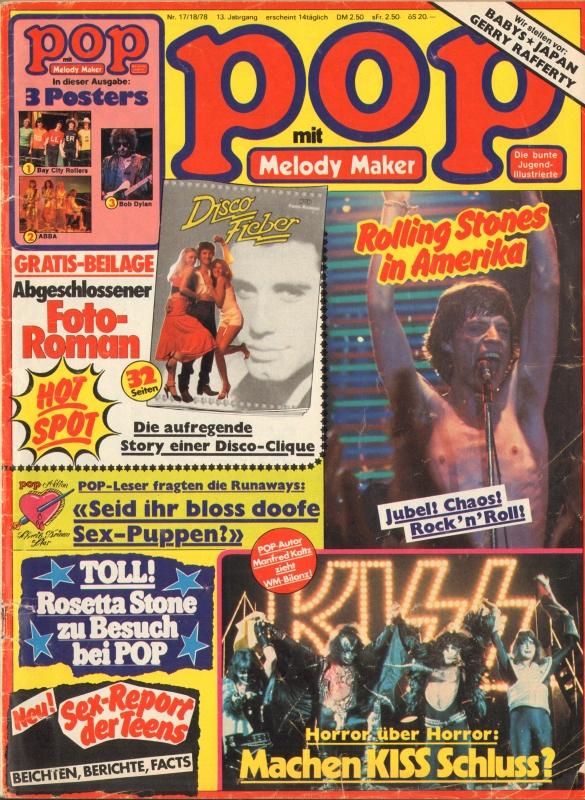 POP Magazin - Alle Ausgaben von 1978 Nr. 17/18