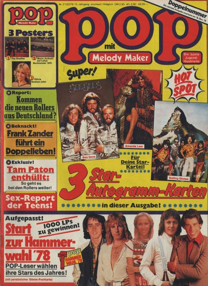 POP Magazin - Alle Ausgaben von 1978 Nr. 21/22