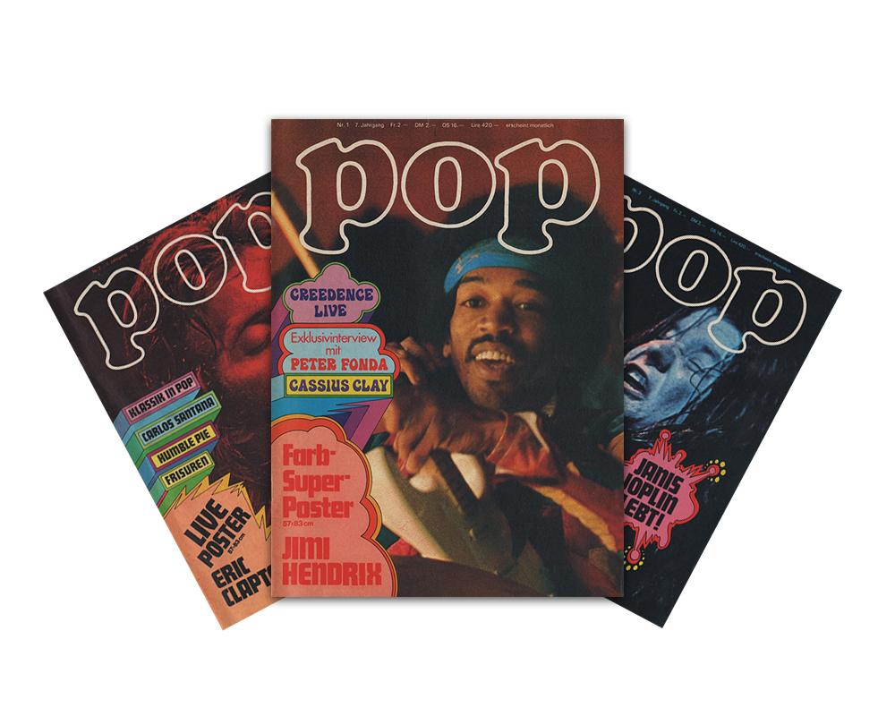 POP Magazin - Alle Ausgaben von 1972 einzeln zum Download